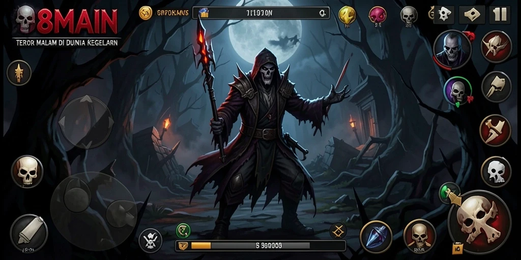 Tampilan gameplay menakutkan di dunia <strong>88MAIN</strong> yang penuh teror.