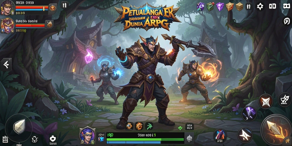 Tangkapan layar 9939 menunjukkan aksi seru dalam dunia ARPG.