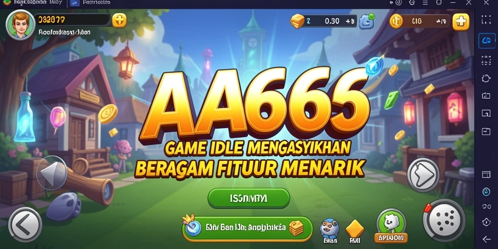 Gameplay Idle yang santai dan menyenangkan dalam AA666.