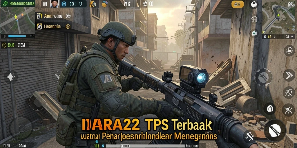Screenshot BARA22 menampilkan aksi tembak-menembak yang mendebarkan.