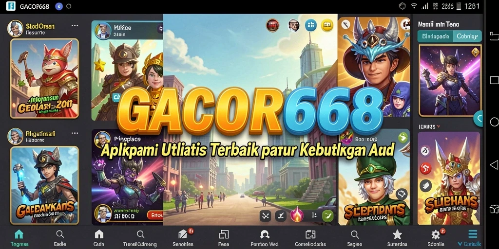 Tampilan antarmuka utama GACOR668 yang ramah pengguna dan fungsional.