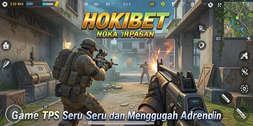 Screenshot HOKIBET menampilkan aksi seru dalam gameplay TPS yang mendebarkan.