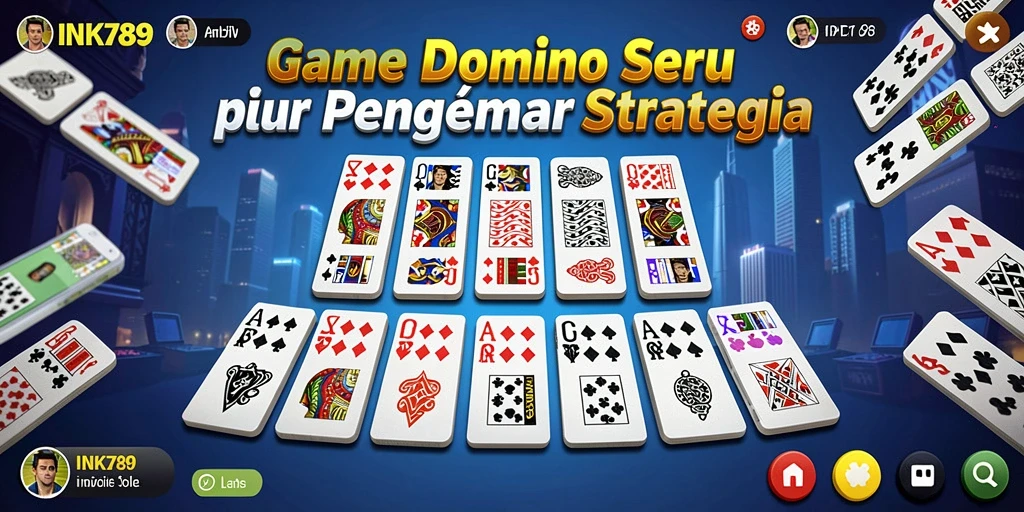 Tangkapan layar menunjukkan aksi permainan Domino yang mendebarkan.