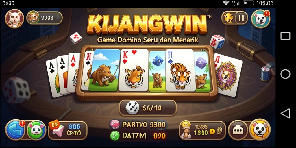 Gameplay seru KIJANGWIN dengan teman-teman di meja Domino.