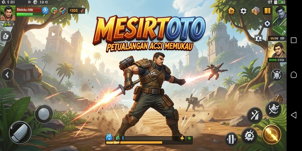 Screenshot tampilkan gameplay mendebarkan MESIRTOTO dalam aksi.
