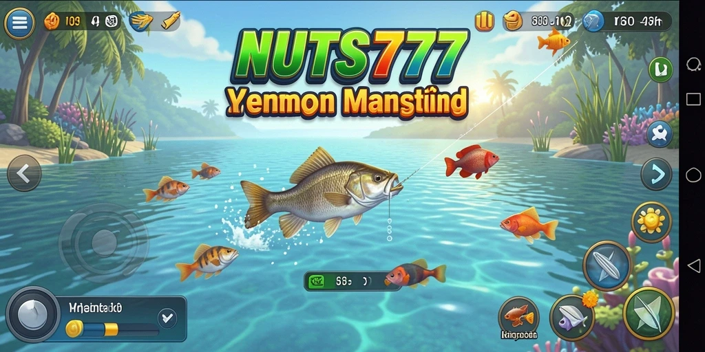 Tangkapan ikan terbaik di NUTS777 dengan grafis menawan.