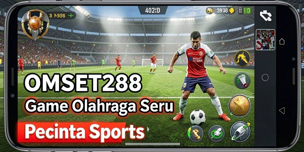 Tampilan seru gameplay OMSET288 dengan aksi olahraga yang menegangkan.