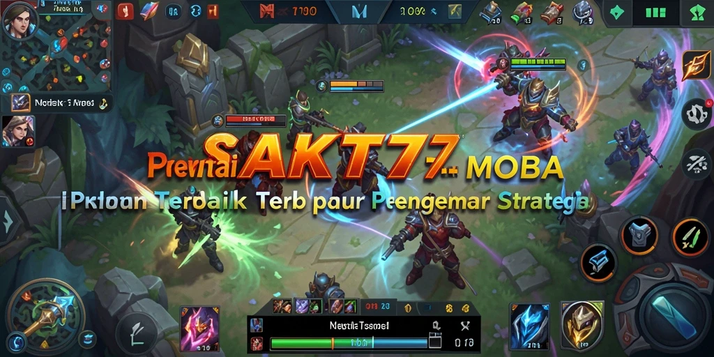 Screenshot SAKTI77 menampilkan pertarungan seru antara karakter dalam arena.