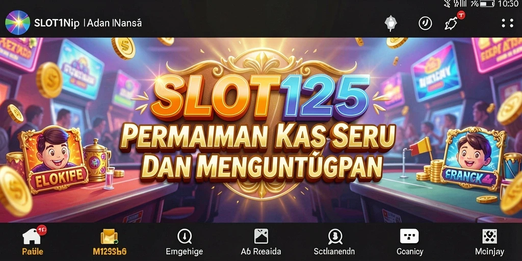 Tangkapan layar utama SLOT123 menampilkan gameplay Kasino yang mendebarkan.
