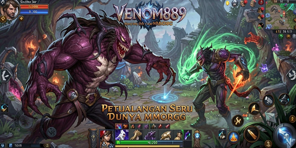 Gameplay epik di dalam dunia fantasi VENOM889.