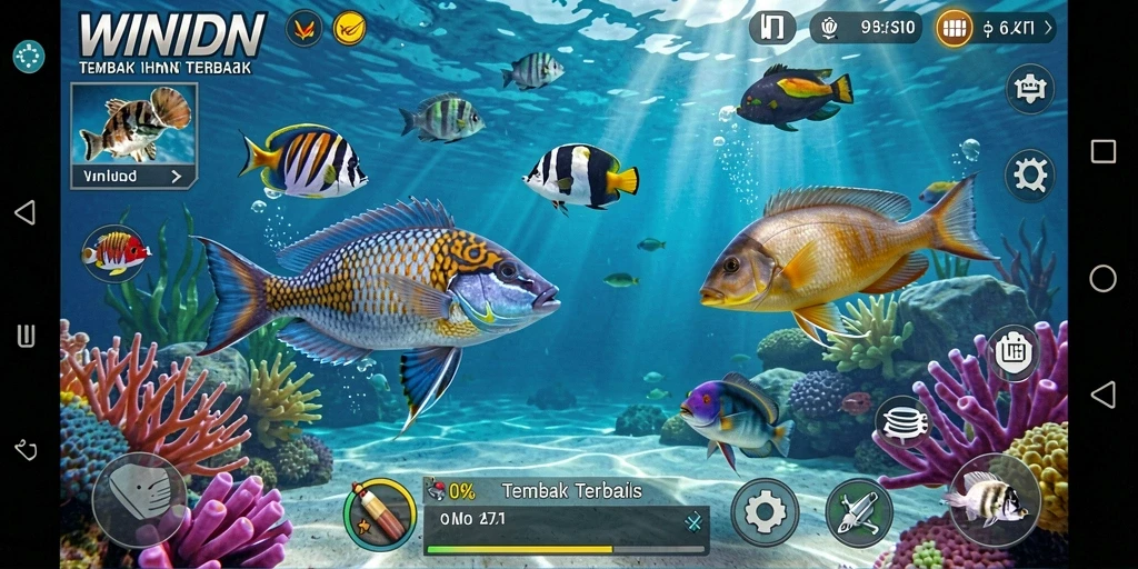 Gameplay seru menembak ikan di WINIDN.